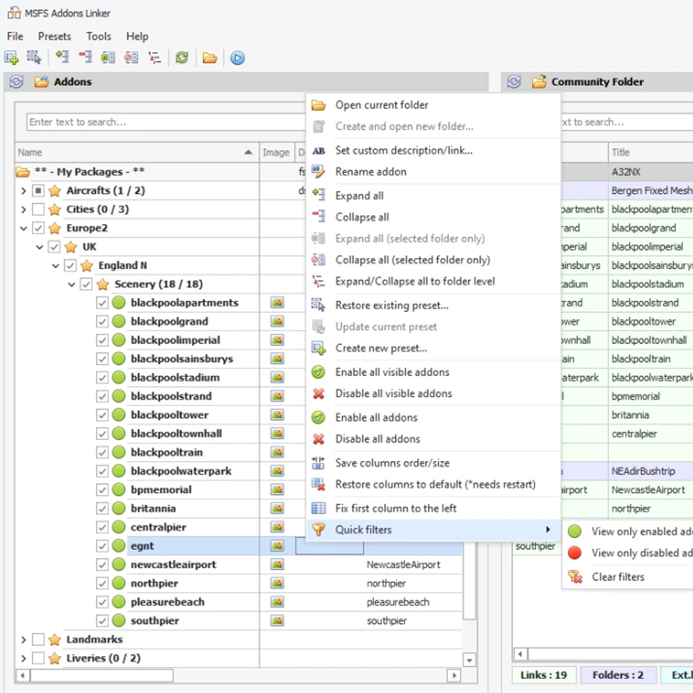 MSFS Addons Linker