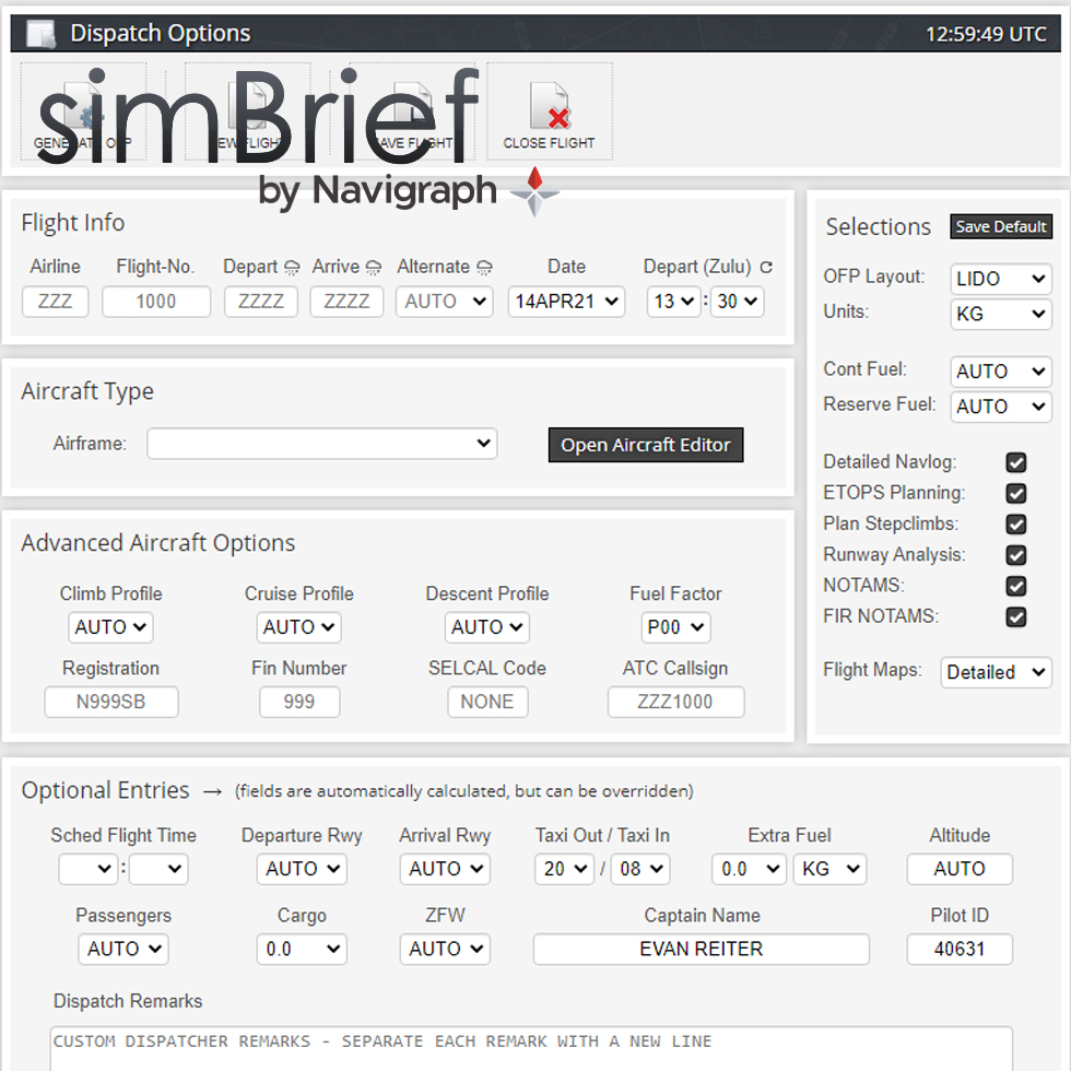 SimBrief