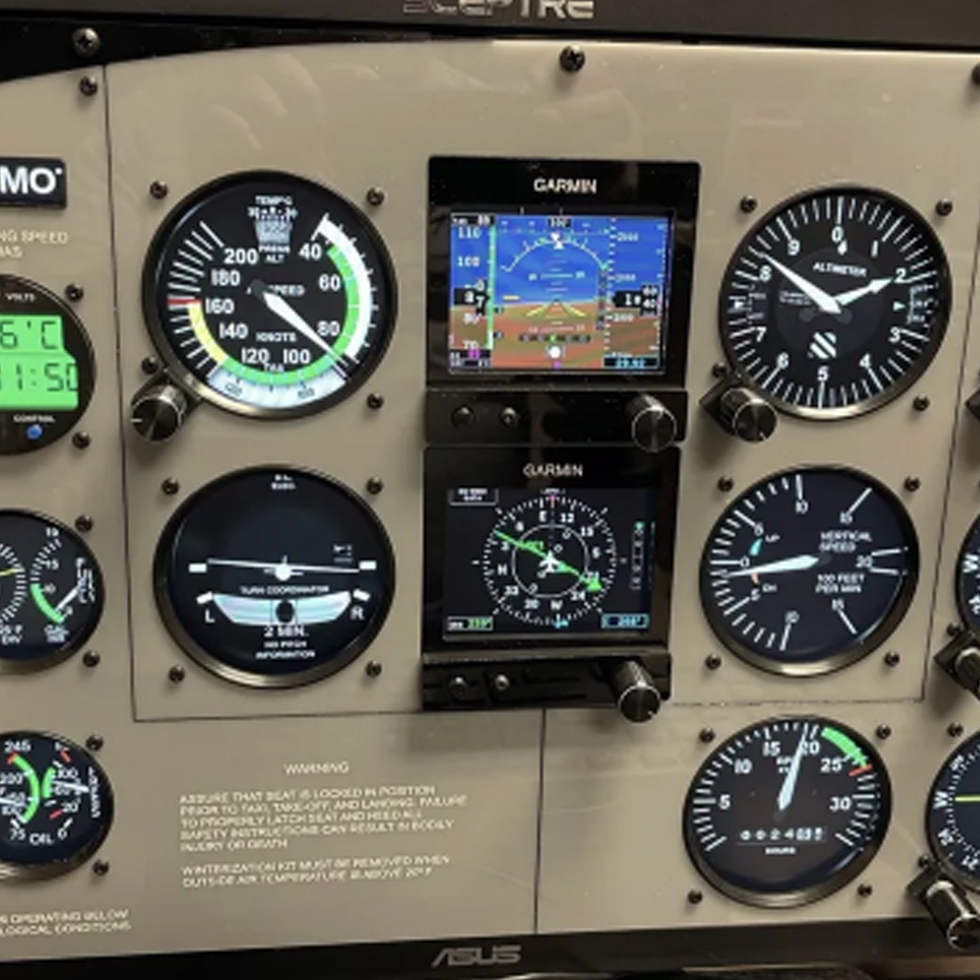 Dual G5's Flatscreen Instrument Panel